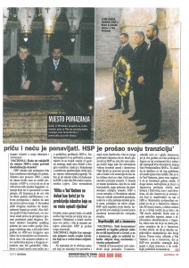 NACIONAL (11.2005.): “U Izraelu se nisam ponizio nego zavrsio politicki profil HSP-a“